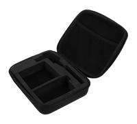 GLEAVI Estuche de Transporte para Radio, Estuche de Almacenamiento para Accesorios de Radio, Eva y Nylon, Negro, Bolsillos de Malla, para Adaptador y Baterías, para Viaje y Uso Exterior