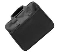GLEAVI Estuche Pequeño de Tela Oxford Resistente al Desgaste, Bolsa de Almacenamiento para Equipos de Audio Portátil y Compacta, Organizador para Músicos en Movimiento, Color Negro
