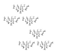 GLEAVI Figuras de Soldados Militares de Plástico 200 Piezas, Modelo Estático, Juego de Soldados, Figuras Militares Educativas para Juegos de rol y Desarrollo de Color Color Aleatorio