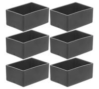 GLEAVI Fundas Antideslizantes para Patas de Muebles y Sillas Protectores Elásticos Negros 40X60Mm Juego de 8 Piezas para Mesa Reducción de Ruido y Protección de Suelos
