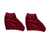 GLEAVI Fundas para Botas de Patinaje Artístico Poliéster Talla XL Color Vino Tinto 1 Par Cubrepatines Ajustables para Protección y Calor Patines de Hockey sobre Ruedas