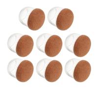 GLEAVI Fundas Transparentes para Patas de Silla Medianas Protectores Antideslizantes y Silenciosos para Muebles 8 Unidades Protección para Suelos de Madera Baldosas y Vinilo