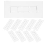GLEAVI Ganchos Adhesivos Transparentes para Pared 20 Piezas Estantes Adhesivos 14X6 CM sin Taladro Soportes Pegatinas Resistentes para Baño y Cocina Ganchos Colgantes Organizadores