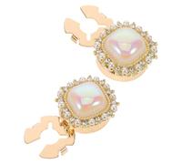 GLEAVI Gemelos Cuadrados Minimalistas para Mujer Adornos para Puños de Camisa Tachuelas Cierres Seguros para Puños Franceses Ideales para Bodas y Eventos Formales