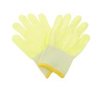 GLEAVI Guantes de Trabajo Antiestáticos para Instalación de Vinilo en Carrocería, Material Microfibra de Alta Elasticidad, Ajuste Ergonómico y Fácil Mantenimiento, Color Amarillo