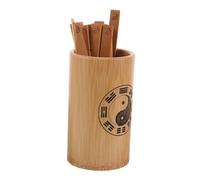GLEAVI Herramienta De Adivinación del i Ching Cubo De Bambú para Predicciones Kit De Varitas Chinas para Aprender Feng Shui