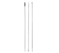 GLEAVI Herramientas De Limpieza De Oídos 3 Piezas Tapones Para Los Oídos Removedor De Cerumen Colocar Acero Inoxidable Orejera De Metal