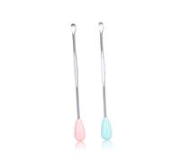 GLEAVI Hisopo De Eliminación De Cerumen Extractores De Orejas Hisopo Limpiador De Oídos Herramientas De Limpieza De Oídos Tapones Para Los Oídos Acero Inoxidable Rosa