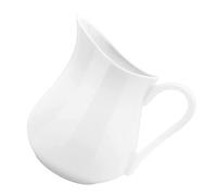 GLEAVI Jarra de Leche de Cerámica con Asa Espumadora Manual para Café y Salsas para Hogar y Cafeterías Diseño Moderno y Funcional