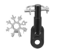 GLEAVI Juego de 3 Adaptadores de Enganche para Remolque de Bicicleta Cabezal de Tracción de Hierro Resistente Accesorio para Remolques Infantiles Carga Compatible Portaequipajes