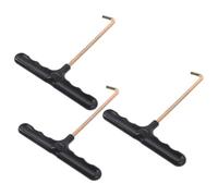 GLEAVI Juego de 3 Ajustadores de Cordones Portátiles Forma de T Herramienta Duradera para Apretar Cordones de Zapatos Deportivos y Patines Accesorio Resistente para Uso Diario