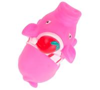 GLEAVI Juguete Masticable para Perros Forma de Cerdo Que Hace Ruido Resistente al Mordisqueo Color Aleatorio Adecuado para Entrenamiento y Juego en Interiores y Color