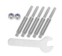 GLEAVI Kit de Afilado Manual para Motosierra con Cabezal de Diamante de Alta Piedra Abrasiva Incluye Cabezales Tuercas y Llave Herramienta Portátil para y Reparación