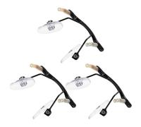 GLEAVI Kit de Reparación 3 Piezas de Soporte Nasal Negro para Gafas sin Montura Almohadillas Nasales Colgantes Aplicables Repuesto Resistente y Cómodo para Uso Diario y Actividades al
