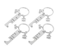 GLEAVI Llavero de Acero Inoxidable para Inauguración Casa 2 Pares Colgantes Minimalistas para Parejas Obsequio Hogar 2026 Decoraciones para Fiestas y Bienvenida a Casa