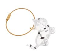 GLEAVI Llavero Transparente para Pelo de Gato con Tapa Cápsula Coleccionista Compacta para Almacenamiento de Recuerdos de Mascotas Caja Conmemorativa Portátil para Uso Diario y Viajes