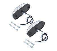 GLEAVI Luces Laterales LED para Remolque 2 Unidades Función de Luz de Posición y Lámpara de Marcha para Vehículos de Carga y Remolques 9-30v