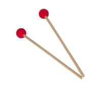 GLEAVI Martillos De Marimba Para Xilófono 2 Piezas Cabezas Rojas Intermedias De Madera Ecológica Resistentes Para Accesorios De Percusión Profesionales y Práctica Musical
