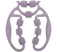 GLEAVI Masajeador de Piernas con Rodillo Circular de 9 Ruedas para Pantorrillas y Muslos Herramienta Portátil de Masaje Muscular Relajante para Corredores Dispositivo Ajustable para
