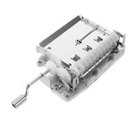 GLEAVI Mecanismo de Caja de música con manivela - Caja Musical con Mecanismo de Tiras de Papel de 30 Notas, Engranaje de Cobre - CREA tu Propia música - Ideal para Manualidades y proyectos de