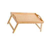 GLEAVI Mesa para Portátil de Madera Plegable 50×30×23,5 Cm, Escritorio Portátil Multiusos Ligero Asas Integradas y Superficie Lisa, Adecuado para Cama, Oficina y Estudio