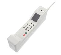 GLEAVI Modelo de Teléfono Antiguo Vintage Decorativo Grande, Réplica Clásica de Escritorio, Decoración Retro para Hogar y Representación Teatral, Adorno Funcional de Colección, Accesorio Años 80