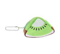 GLEAVI Monedero Pequeño De Fruta Peluche Triangular con Cremallera para Mujer, Cambio para Monedas, Bolso Compacto para Viaje y Uso Diario