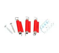 GLEAVI Muelles de Trémolo para Guitarra Eléctrica y Acústica Kit de Resortes Metálicos de Tensión Roja para Puente Repuesto Compatible para Accesorios de Guitarra Fácil Montaje Set