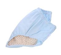 GLEAVI Pañales Reutilizables Antileak De Algodón Para Adultos Ropa Interior Absorbente y Transpirable Diseño Elástico Cómodo Para Mujeres y Hombres Mayores Talla Azul