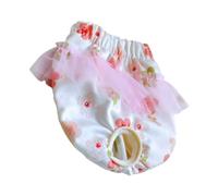 GLEAVI Pañales Sanitarios Reutilizables para Perros Hembras, Pantalones Transpirables de Tela Suave, Talla S para Cachorros Pequeños, Uso Doméstico para Cuidados Femeninos