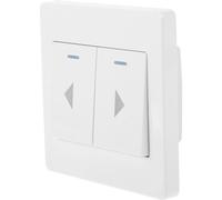 GLEAVI Panel de Puerta de Garaje Botón Pulsador de Reseteo Automático Doble Conmutador para Control de Cortinas y Puerta Comercial Montaje Pared Repuesto Funcional para Sistemas de