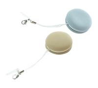 GLEAVI Paños de Limpieza de Microfibra para Gafas y Pantallas 2 Piezas Diseño Macaron Colores Azul y Caqui Limpiador Portátil para Teléfonos Ordenadores y Lentes Fácil de Usar y