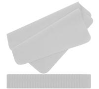GLEAVI Paños de Microfibra para Gafas 100 Unidades Doble Cara Tamaño 17X14 CM Color Gris Claro Paño Suave de Microfibra para Limpieza de Lentes Pantallas y Dispositivos Adecuado