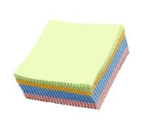 GLEAVI Paños Suaves y Fáciles de Llevar de Limpieza para Gafas de Microfibra Tejidos 100 Unidades 10x10 Cm para Uso Personal y Profesional