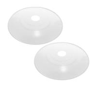 GLEAVI Pantalla de Lámpara Vintage para Exteriores 12 Pulgadas 2 Piezas Cubierta de Luz Industrial Acero Inoxidable Resistente para Alumbrado Público y Jardín