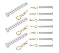 GLEAVI Pasador de Acoplamiento para Andamios de Acero Pasador de Fijación con Orificio Diámetro 11 MM X 70 MM Juego de 10 Unidades Accesorio Resistente para Construcción y Montaje de