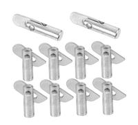 GLEAVI Pasador de Acoplamiento para Andamios Galvanizado 12Mm X 45Mm Juego de 10 Piezas Pasador Fijo de Hierro para Repuestos y Suministros Andamios Profesionales y Compactos