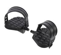 GLEAVI Pedales para Bicicleta Estática Ajustables 1 Par Accesorios para Bicicleta de Fitness Cuerpo de 1/2 PP Compatibles para Ejercicio Indoor