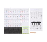 GLEAVI Pegatinas Adhesivas Calcomanías Prácticas para Piano de 88 Teclas Material Adhesivo Conveniente Buen Efecto Visual para Principiantes para Teclado Electrónico