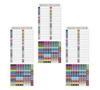 GLEAVI Pegatinas Numeradas Impermeables para Cajas Eléctricas, Etiquetas Adhesivas de PVC Resistentes al Agua y Desgarro, 3 Juegos para Organización de Cuadros Eléctricos en Viviendas