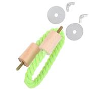 GLEAVI Percha para Pájaros de Algodón 80 Cm Cuerda Palo Rascador para Loros Accesorio para Jaulas Juego y Ejercicio para Aves Pequeñas y Medianas