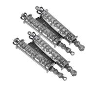 GLEAVI Pergamino Sagrado del Poste Puerta Mezuzá De Metal Adorno De Mezuzá para Puerta Decoración De Hogar De Pergaminos De Decoración Judía