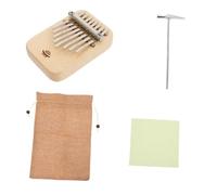 GLEAVI Piano Sonido Natural Kalimba de Pulgar para Principiantes Portátil y Diseño Fácil de Llevar 8 Teclas de Acero Inoxidable para Música al Aire Libre