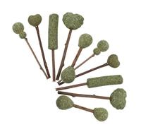 GLEAVI Piruletas de Hierba Gatera para Gatos 10 Piezas Golosina Masticable para Gatitos Material Natural Adecuado para Uso en Interiores Varios Estilos