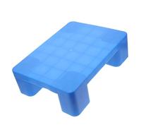 GLEAVI Plataforma de Palets de Plástico Azul 40X30X12 CM para Almacenamiento Sótanos y Garajes Palet Resistente para Contención de Derrames y Estantería de Almacén