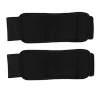 GLEAVI Polainas Protectoras para Caballo 2 Piezas Negras, Vendas Transpirables para Patas de Mosca, Botas para Cuidado y Protección Anatómica de Patas de Caballo, Uso Diario y Transporte