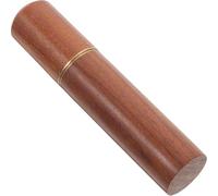 GLEAVI Portacerillas para Exteriores Vintage de Madera de Palisandro, Pequeño Contenedor para Cerillas Tapa, Compacto para Camping, Senderismo y Supervivencia al Aire Libre