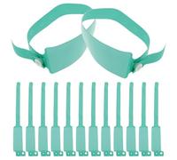 GLEAVI Pulseras Desechables Impermeables para Identificación, 100 Unidades para Hospitales, Pacientes y Eventos Infantiles Escritura Manual