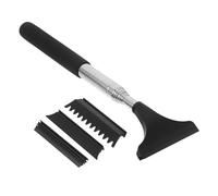 GLEAVI Raspador de Hielo para Quitar Nieve del Coche Escobilla de Goma para Espejo Retrovisor Cepillo Extensible para Nieve