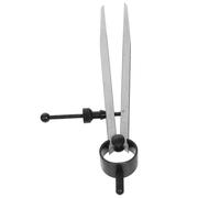 GLEAVI Regla de Espaciado de 150 Mm para Cuero, Brújula de Resorte Metálica para Marcado Preciso, Divisor de Alas para Herramientas de Trazado y Artesanía en Cuero